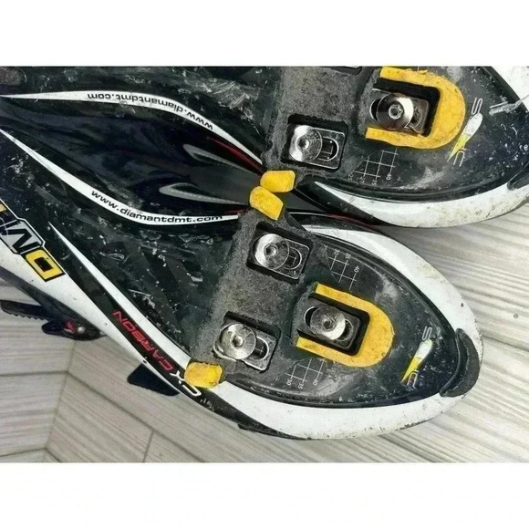 DMT Impact Black Cycling Shoes Boots Road Bike Spin Class 3-Bolt Men's EU 46 - Picture 9 of 14